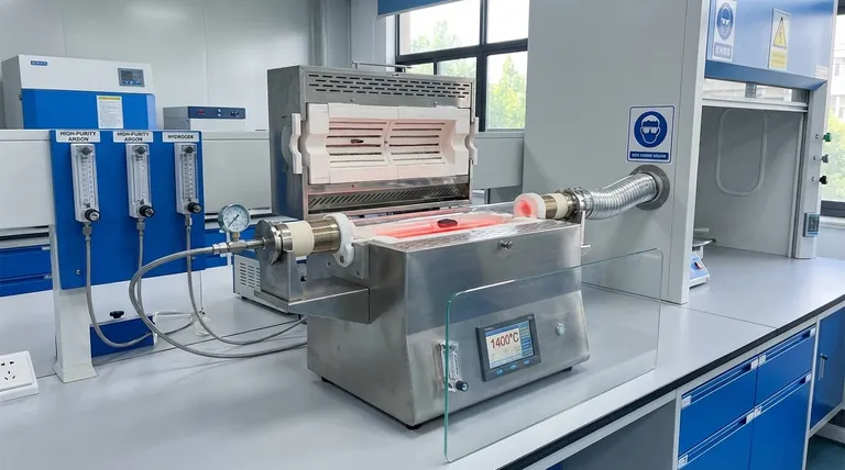 Какова цель продувки трубчатой печи аргоном для восстановления теллура? Обеспечение безопасности и чистоты