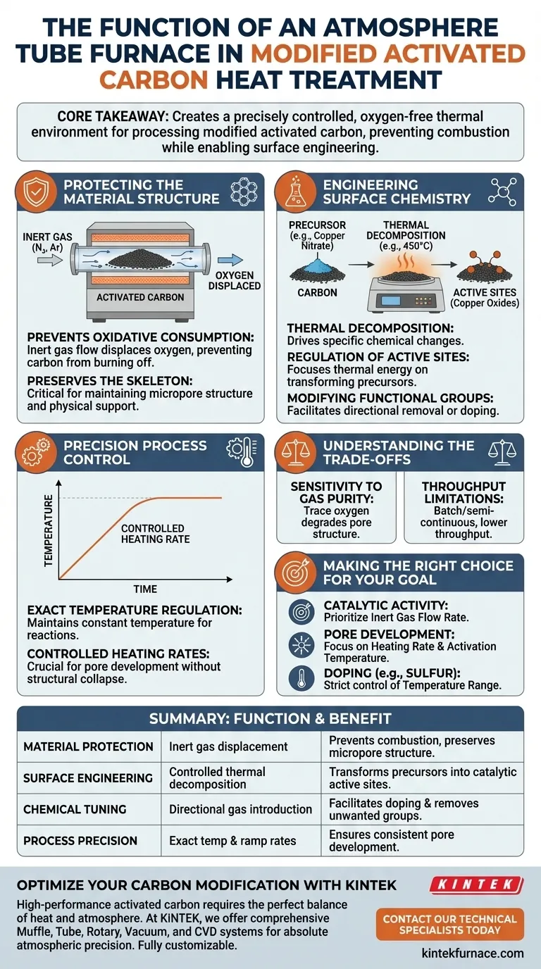 活性炭处理中的气氛管式炉的作用是什么？精确的热控制 图解指南
