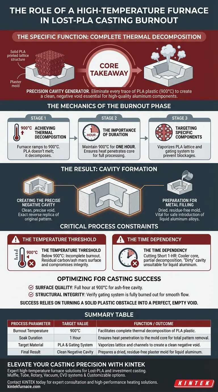 实验室高温炉的具体功能是什么？掌握Lost-PLA烧尽的成功关键 图解指南