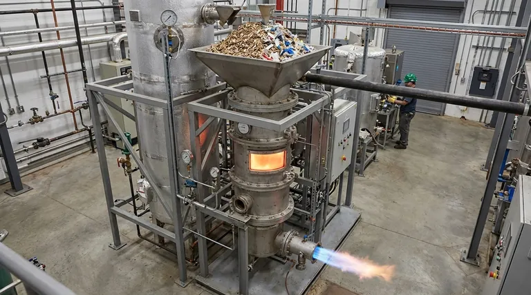 Quais são as principais vantagens de usar um reator de leito fixo de fluxo descendente para co-gaseificação? Gás de Síntese Puro Simplificado