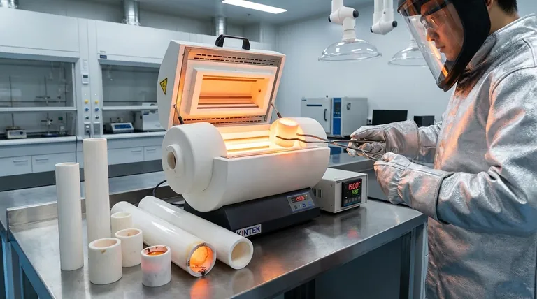 为什么在高温熔炼中首选高纯氧化铝管和坩埚?确保样品纯度最大化