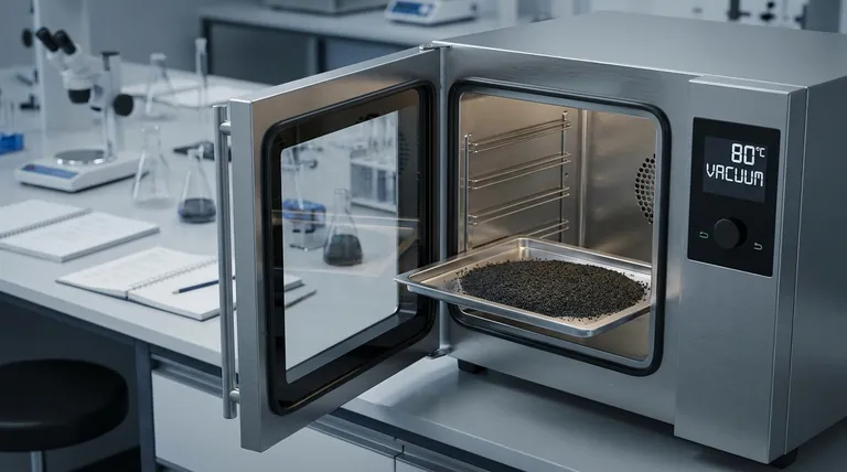 使用真空烘箱合成Fe-N-C前驱体有何目的?优化催化剂结构完整性