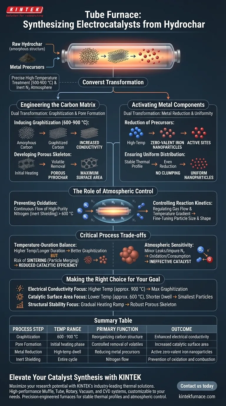管式炉如何促进水炭合成电催化剂？精密热工程 图解指南