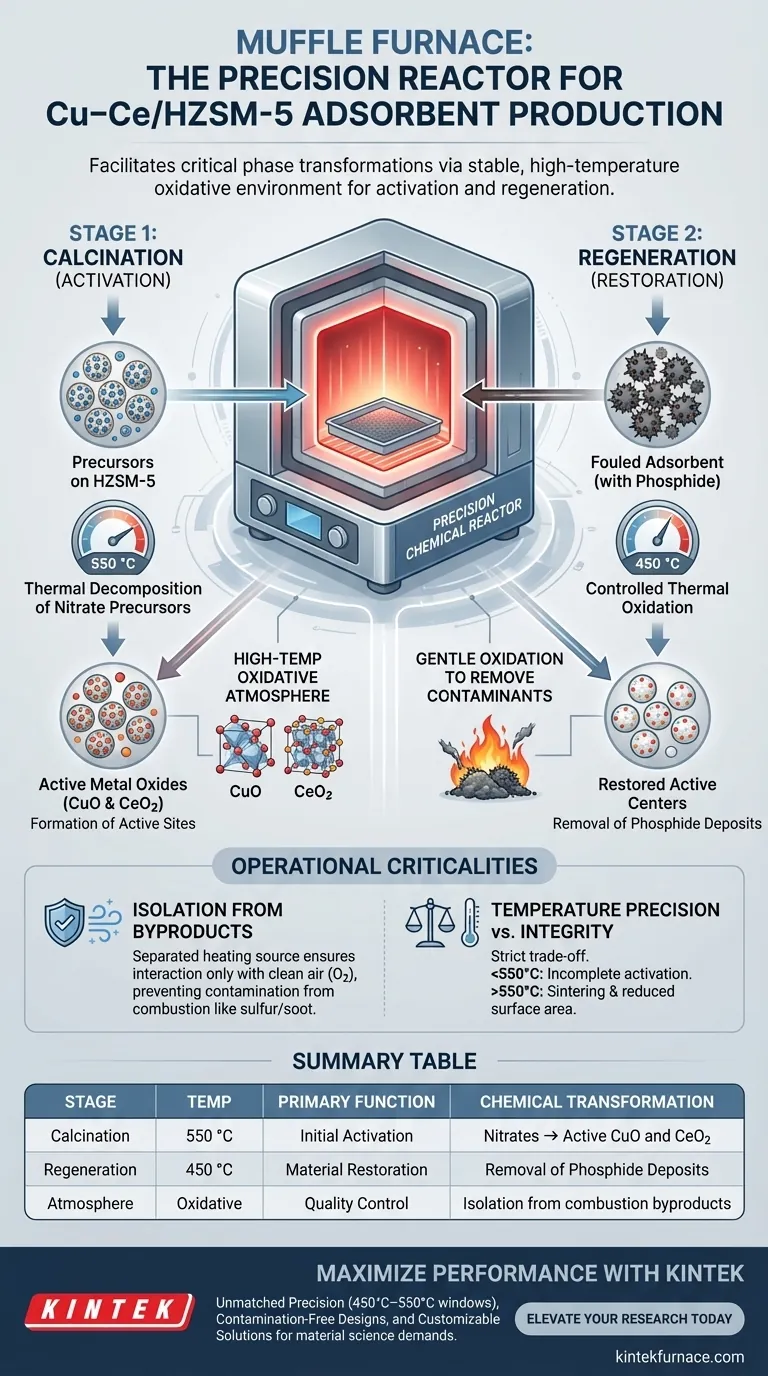 Cu–Ce/HZSM-5の製造におけるマッフル炉の機能とは？焼成と再生の段階を最適化する ビジュアルガイド