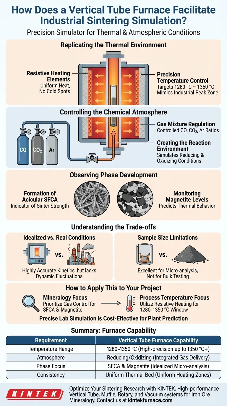 立式管式炉如何模拟工业烧结铁矿石的过程？ 图解指南