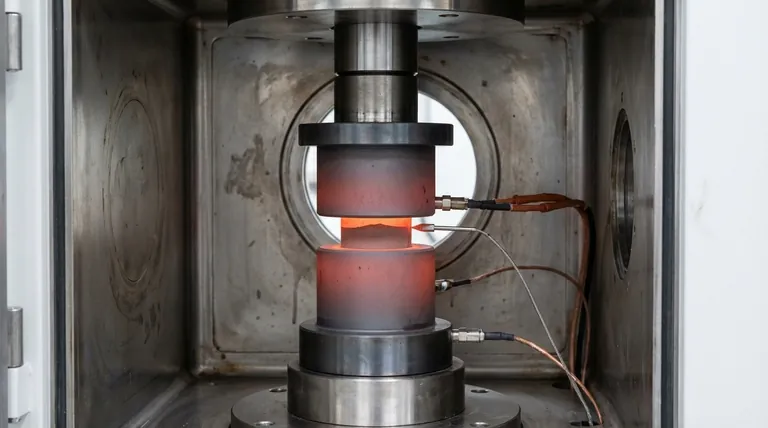 在 Ba0.95La0.05FeO3-δ 的放电等离子烧结 (SPS) 过程中,高纯石墨模具扮演着什么角色?必备指南