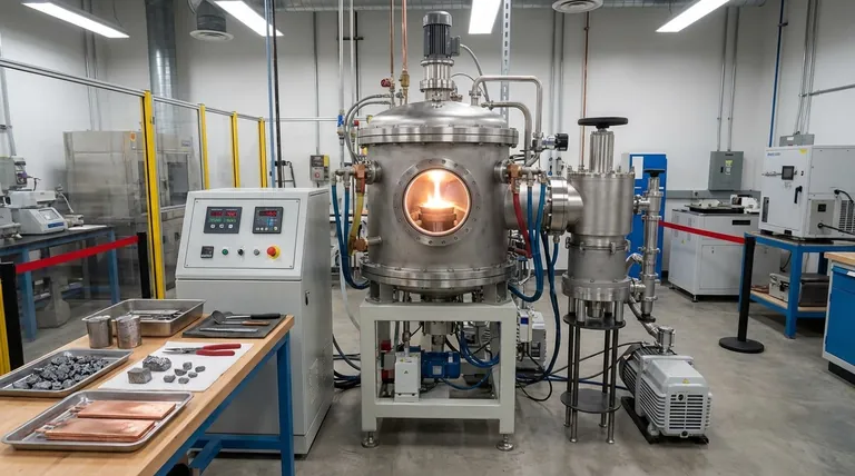 비소모성 진공 아크로가 Ti-Cu 합금 제조에 어떤 역할을 합니까? 고순도 합성 달성