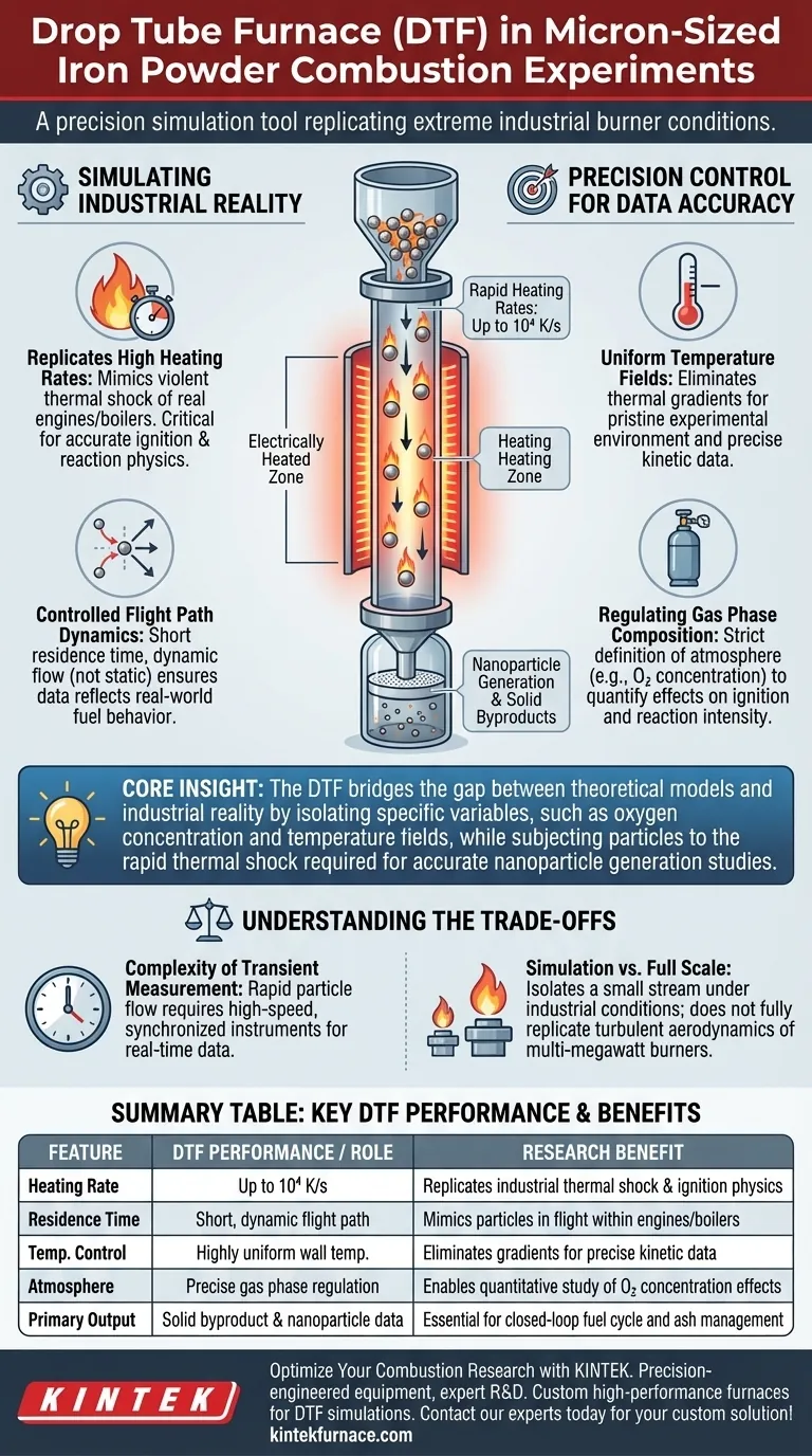 电加热落管炉 (DTF) 在铁粉实验中扮演什么角色？立即加速您的研究！ 图解指南