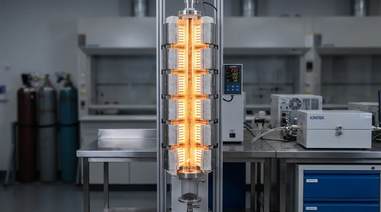 电加热落管炉 (DTF) 在铁粉实验中扮演什么角色?立即加速您的研究!