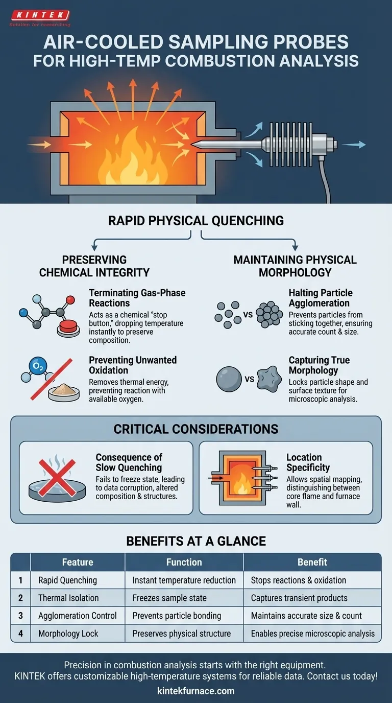 空冷式ステンレス鋼サンプリングプローブが使用されるのはなぜですか？ 高温燃焼分析の精度を確保する ビジュアルガイド