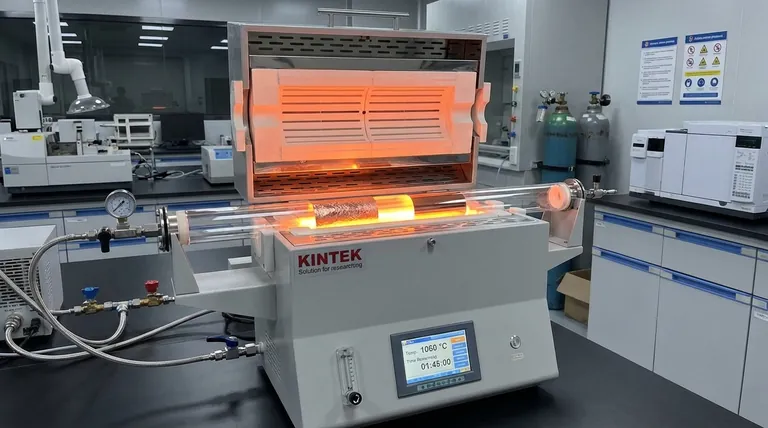 Cu(111) 변환에서 고온 튜브 퍼니스의 기능은 무엇인가요? 원자 수준의 정밀도를 달성하세요.