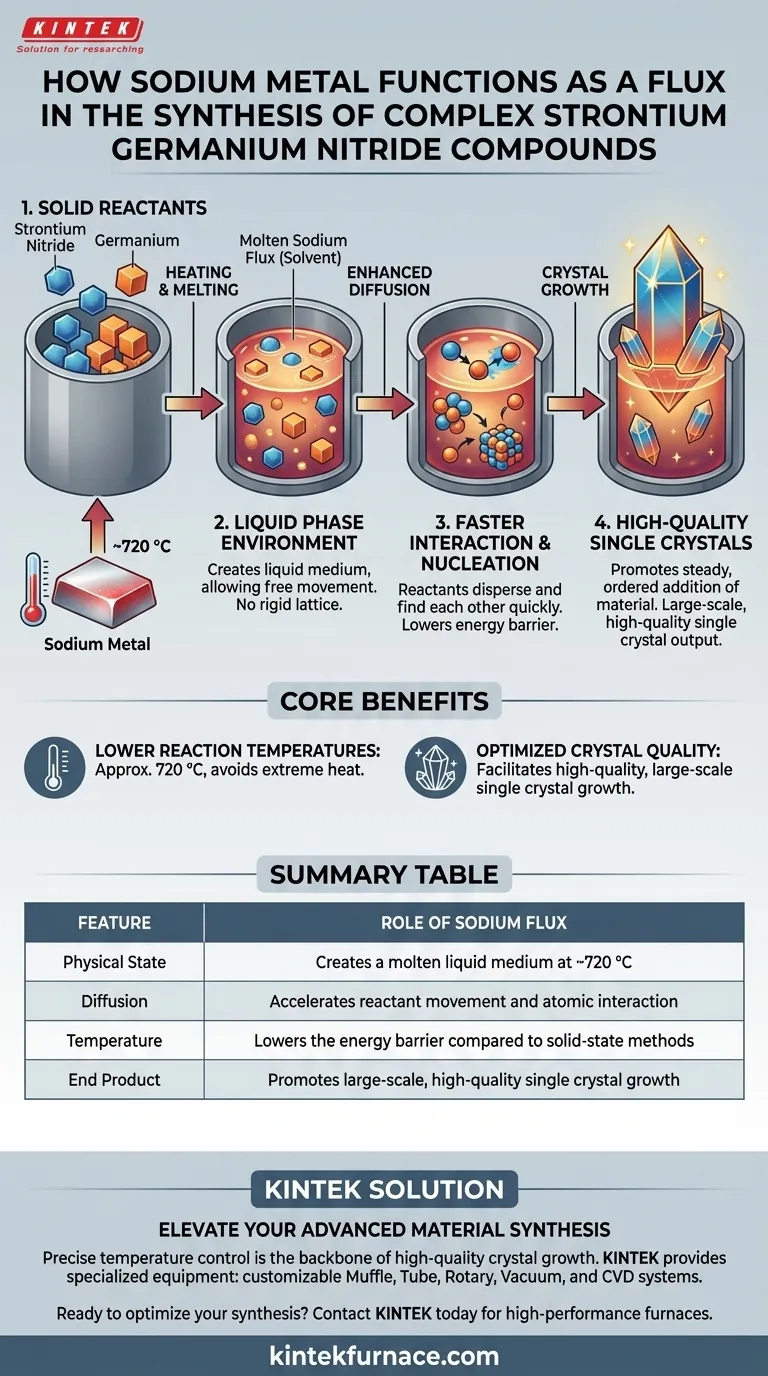 Как металл натрия функционирует в качестве флюса? Улучшение синтеза Sr-Ge-N с помощью динамики жидкой фазы Визуальное руководство
