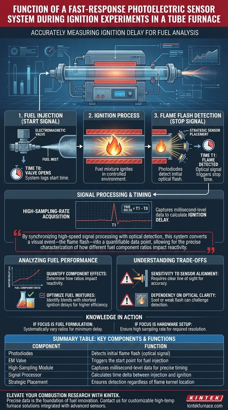 快速响应光电传感器系统的功能是什么？管式炉中的精确点火计时 图解指南