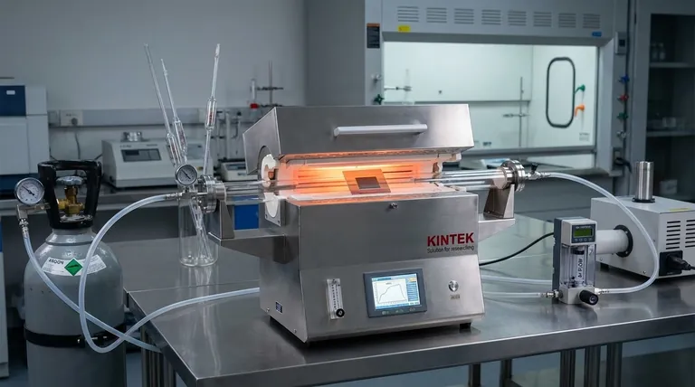 退火制备好的薄膜在氩气环境中进行的主要目的是什么?优化结构与防止氧化