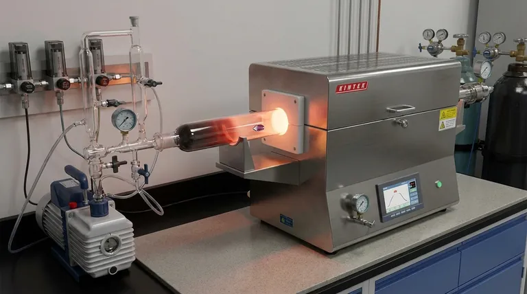 Qual é o papel dos tubos selados de quartzo de alta pureza no crescimento de cristais BiRe2O6 por CVT? Obtenha Crescimento de Cristal Puro