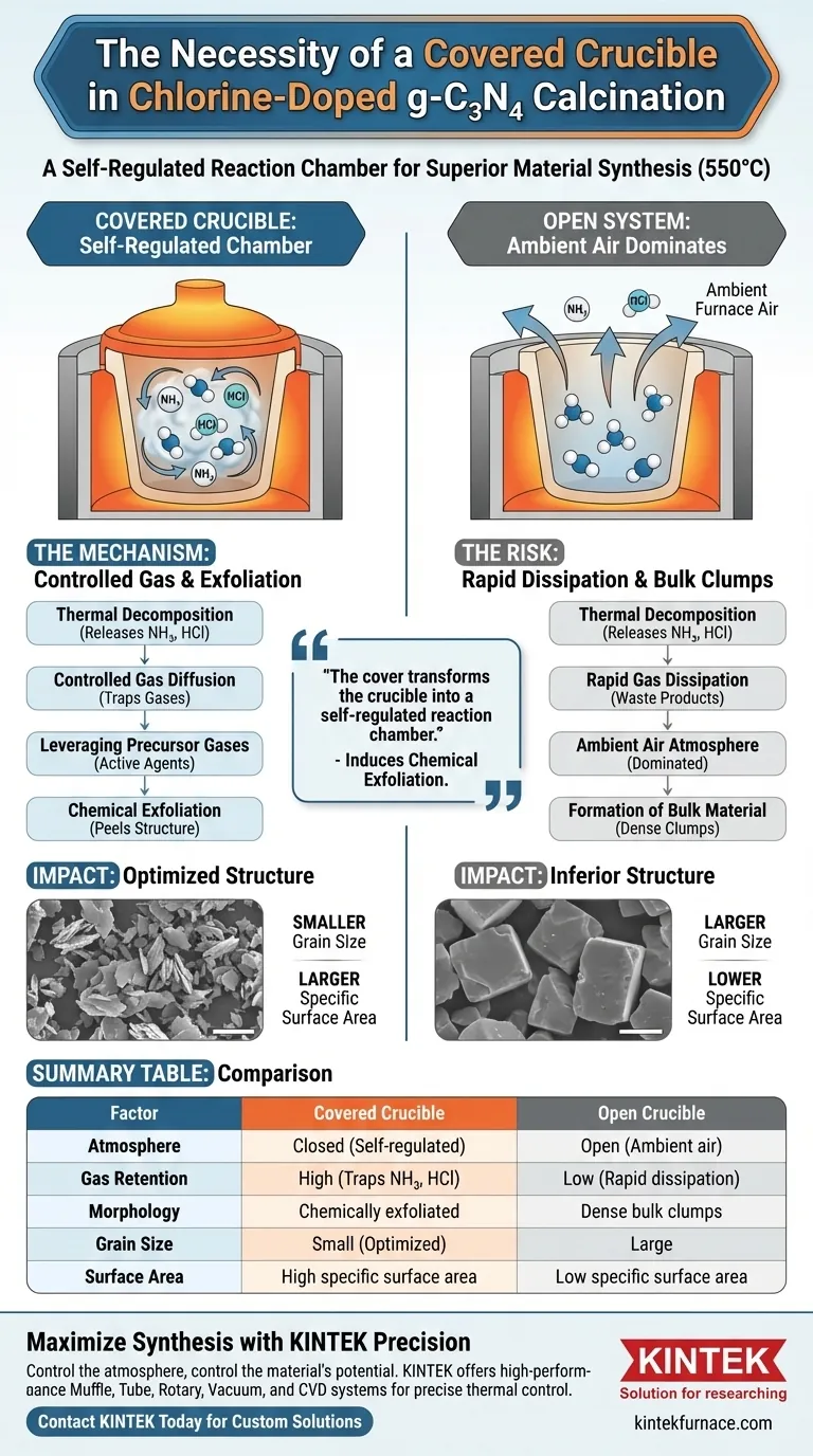 为什么使用带盖坩埚进行 g-C3N4 煅烧？通过自剥离增强表面积 图解指南