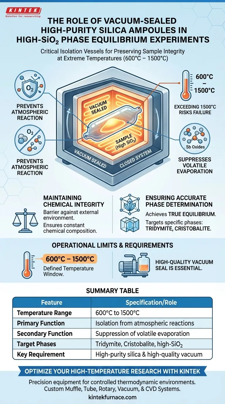 ما هو الدور الذي تلعبه الأمبولات الزجاجية عالية النقاء المفرغة من الهواء في تجارب توازن الأطوار؟ تعزيز سلامة العينة دليل مرئي