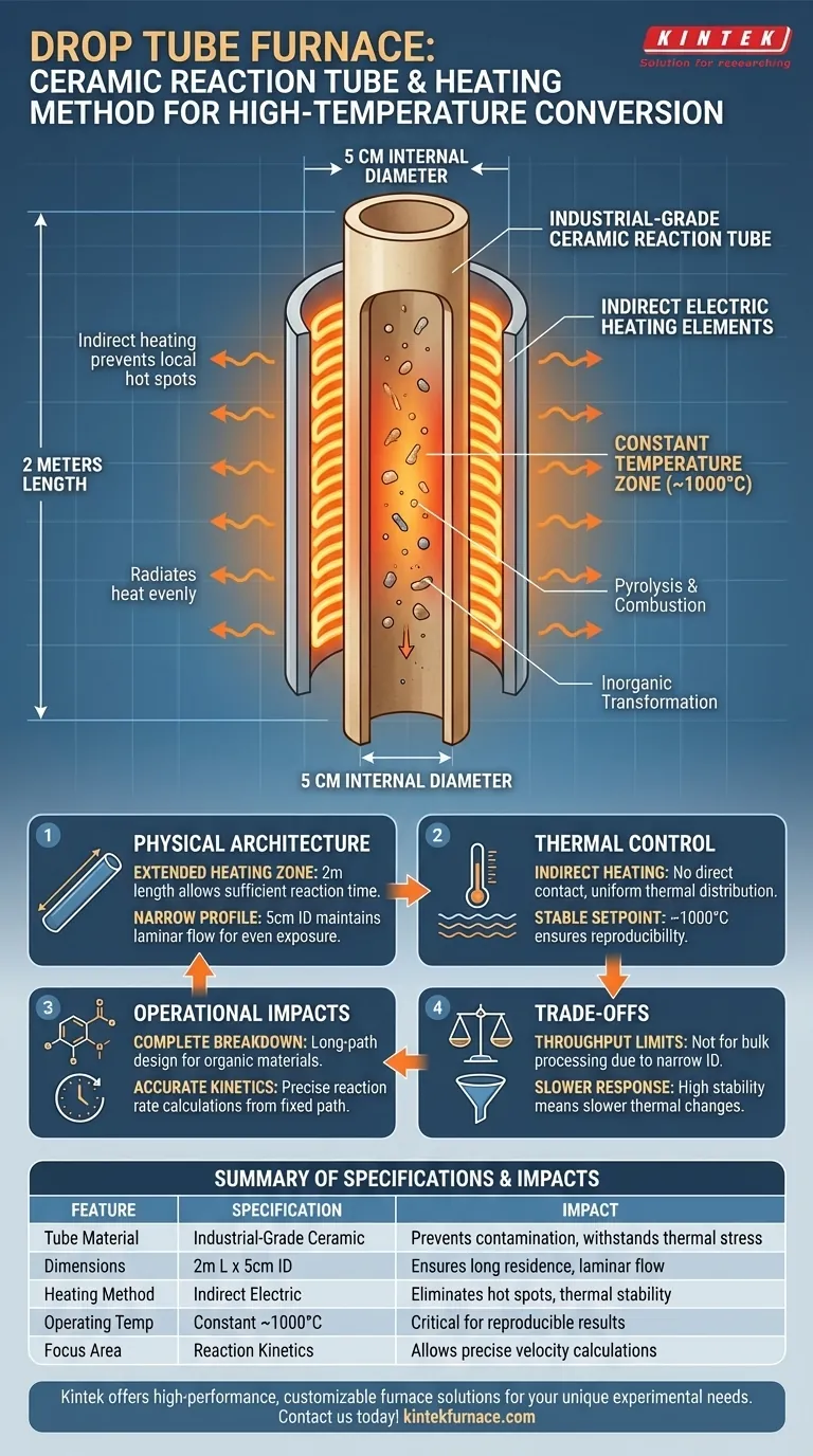 跌落管炉的技术规格是什么？优化您的高温转化实验 图解指南