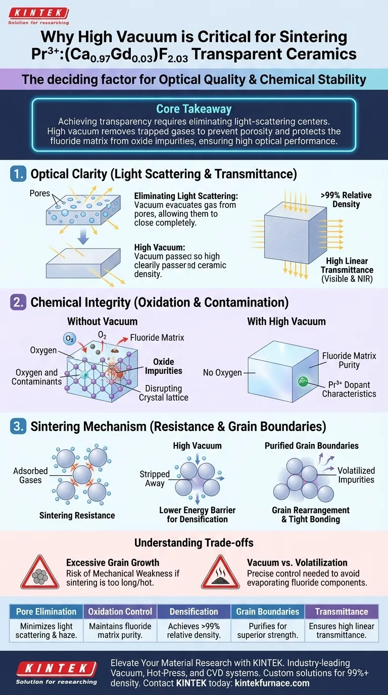 为什么热压炉需要高真空？实现氟化物陶瓷的完美透明 图解指南
