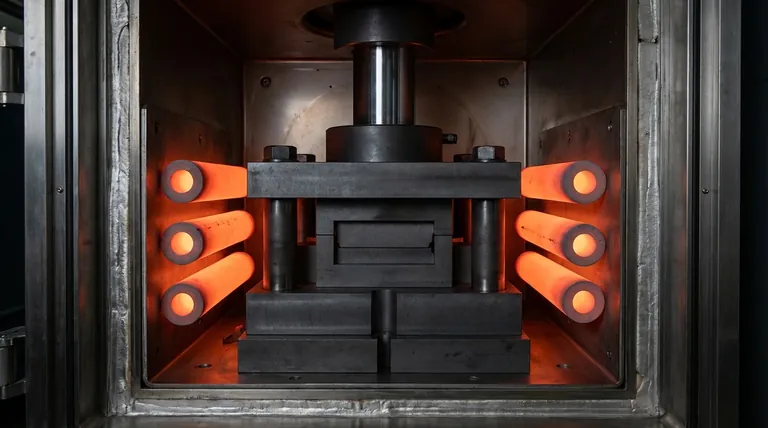 ¿Qué funciones clave desempeñan los moldes de grafito en el sinterizado de aleaciones RuTi? Lograr alta densidad y precisión a 1000 °C