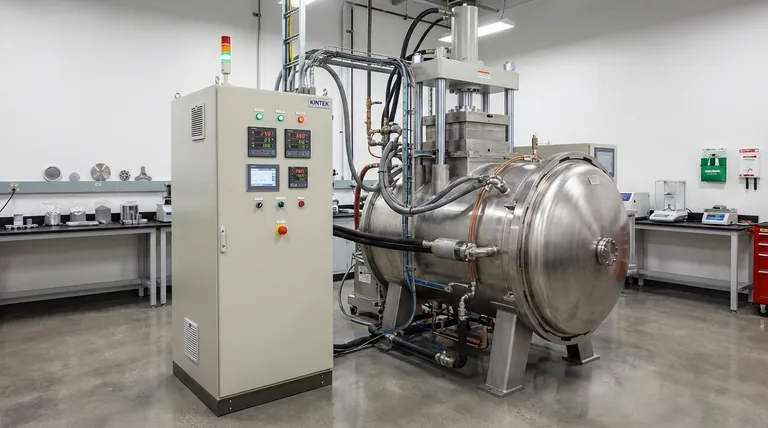 真空热压炉的核心优势是什么?实现钛合金 Ti-6Al-4V 的近锻造密度