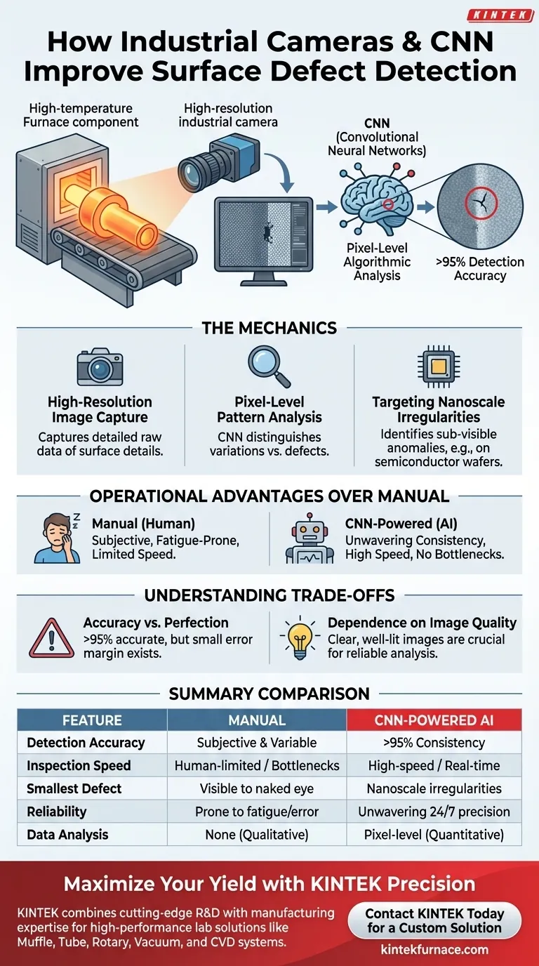 工业相机和卷积神经网络 (CNN) 如何改进表面缺陷检测？以 95% 以上的高精度彻底改变质量控制 图解指南