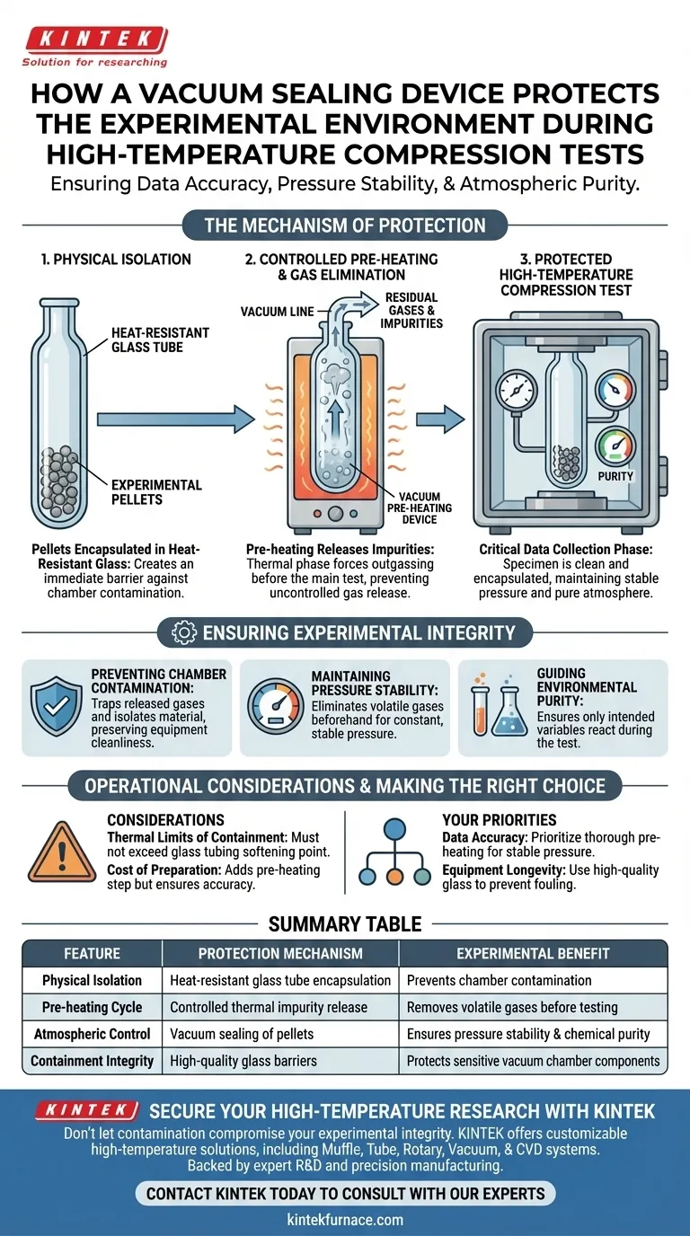 真空密封装置如何保护实验环境？确保高温压缩测试的纯度 图解指南