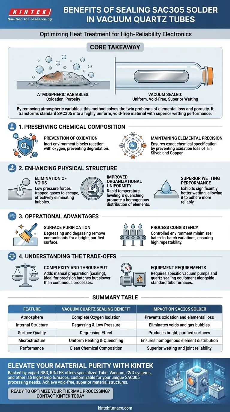 真空石英管封装SAC305焊料的好处是什么？确保高可靠性合金的完整性 图解指南