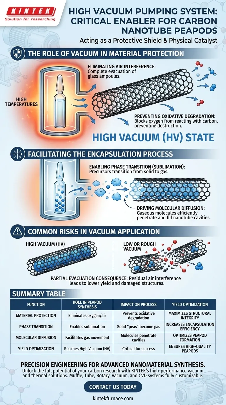 カーボンナノチューブのキャビティ構造の合成に高真空排気システムが必要なのはなぜですか？精密な分子封入を実現する ビジュアルガイド