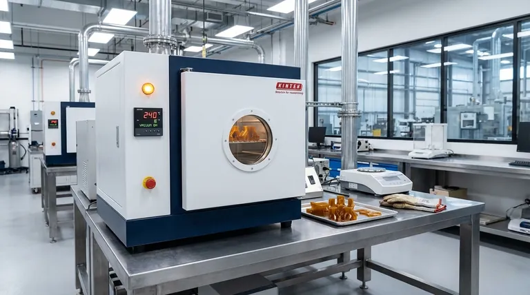 为什么增材制造聚酰亚胺(AM-PI)需要工业真空干燥箱?确保聚酰亚胺打印件的结构完整性