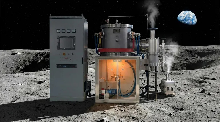 Qual é a função de um forno de pirólise a vácuo na impressão 3D de cerâmica lunar? Soluções de Desaglomeração de Alta Precisão