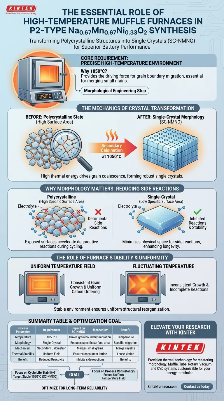 为什么 SC-NMNO 的二次煅烧需要高温马弗炉？关键在于单晶 图解指南