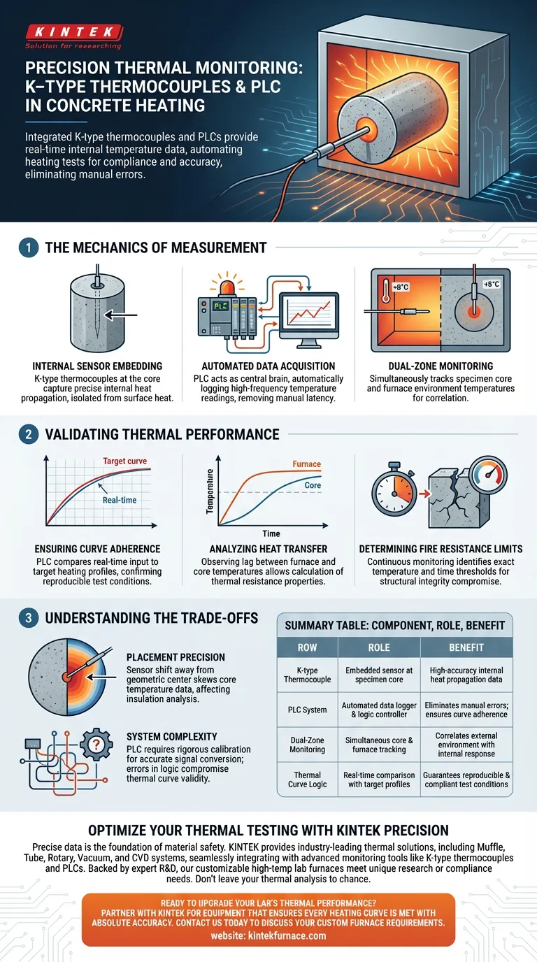 K型热电偶和PLC如何测量混凝土温度？实现精确的热分布分析 图解指南
