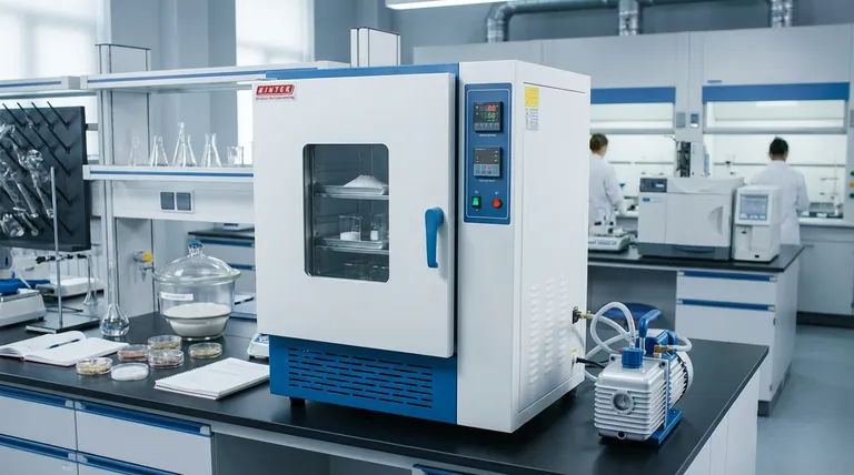 ¿Cómo proporciona un horno de secado al vacío un rendimiento superior para TiO2/LDH? Optimice las propiedades de sus materiales compuestos