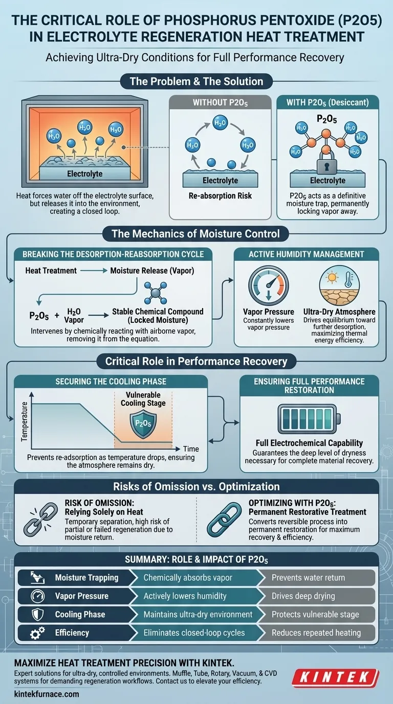 添加五氧化二磷（P2O5）作为干燥剂的目的是什么？确保深度电解液再生 图解指南