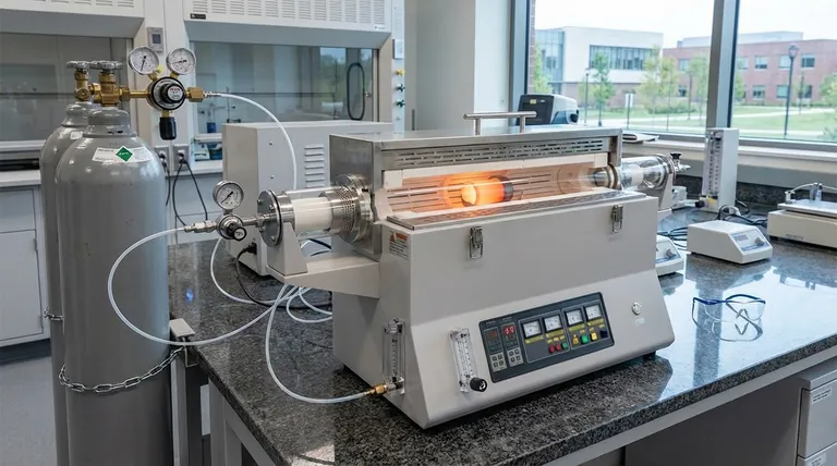 Qual é o propósito de purgar um forno tubular com argônio de alta pureza por horas? Garanta Resultados de Aço Silício Puro