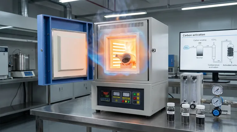 Wie fördert das von einem Hochtemperatur-Reaktionsrohrofen bereitgestellte Temperaturfeld die Porenentwicklung? 700-800°C Beherrschung