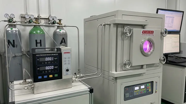 高精度质量流量计在等离子渗氮中扮演什么角色?精通您的表面微观结构