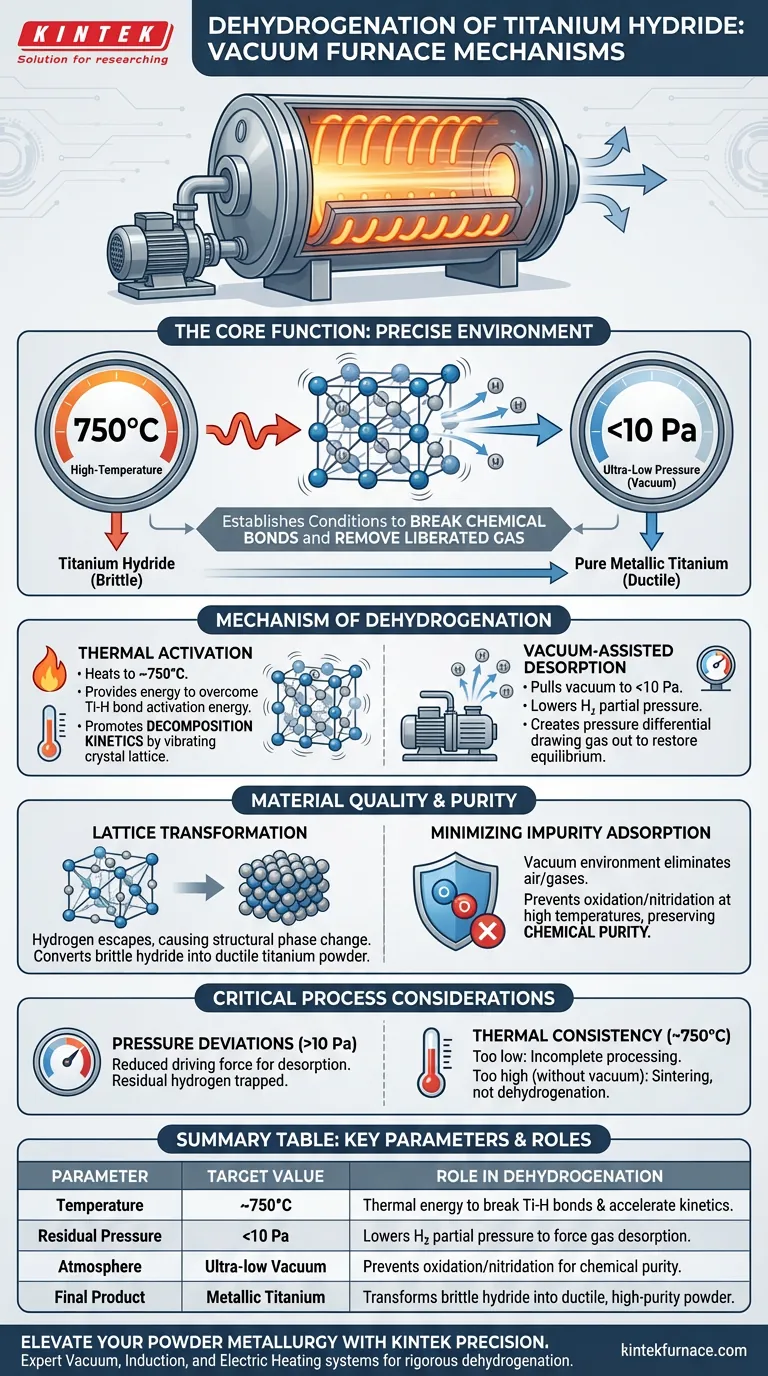 真空感应炉如何促进氢化钛脱氢？实现高纯度金属粉末 图解指南
