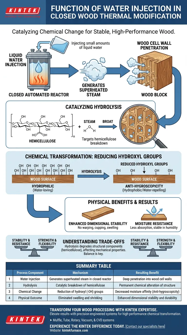 목재 열 변형 시 물 주입의 기능은 무엇인가요? 탁월한 안정성과 소수성 강화 시각적 가이드