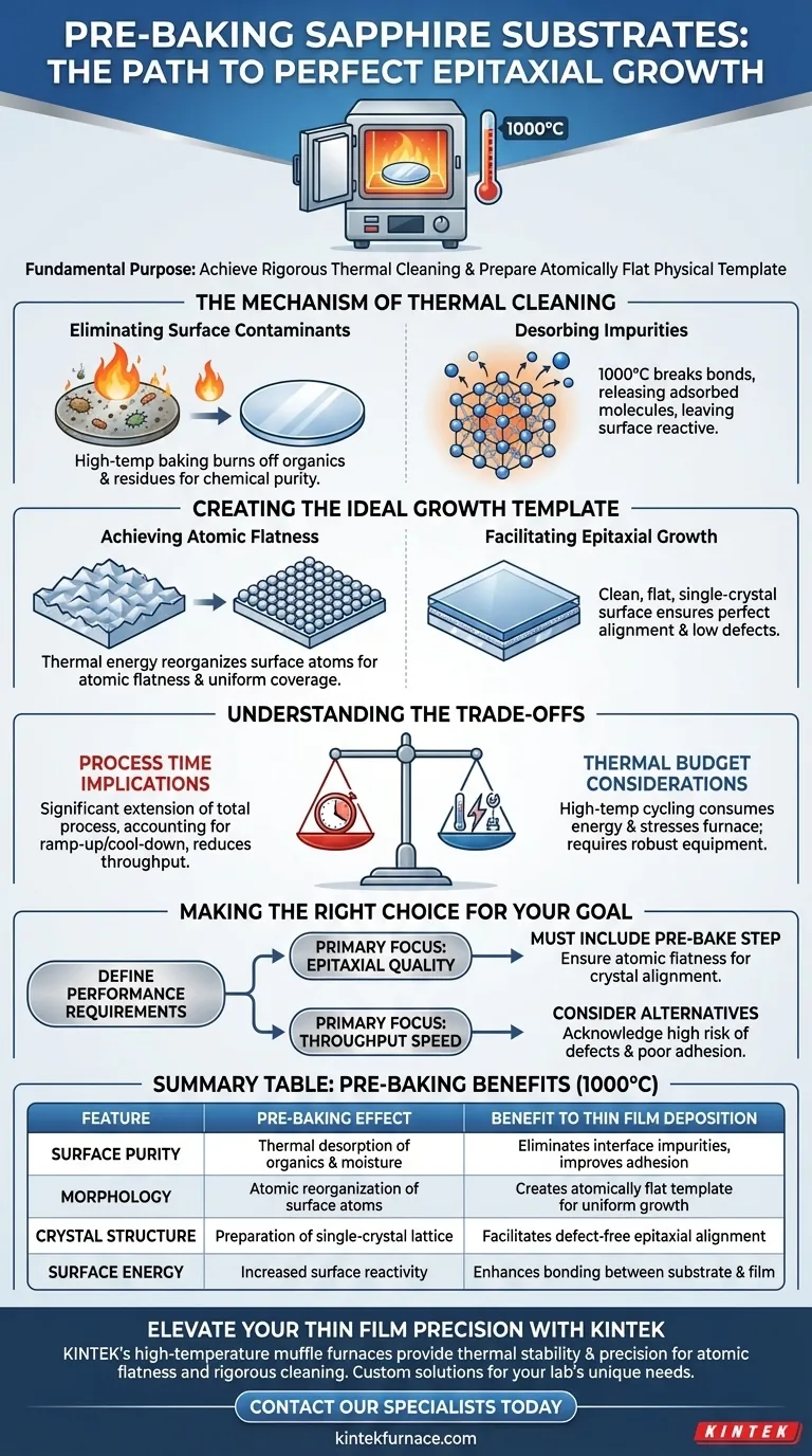 预烧蓝宝石衬底的目的是什么？实现原子级平坦度以获得卓越的薄膜生长 图解指南
