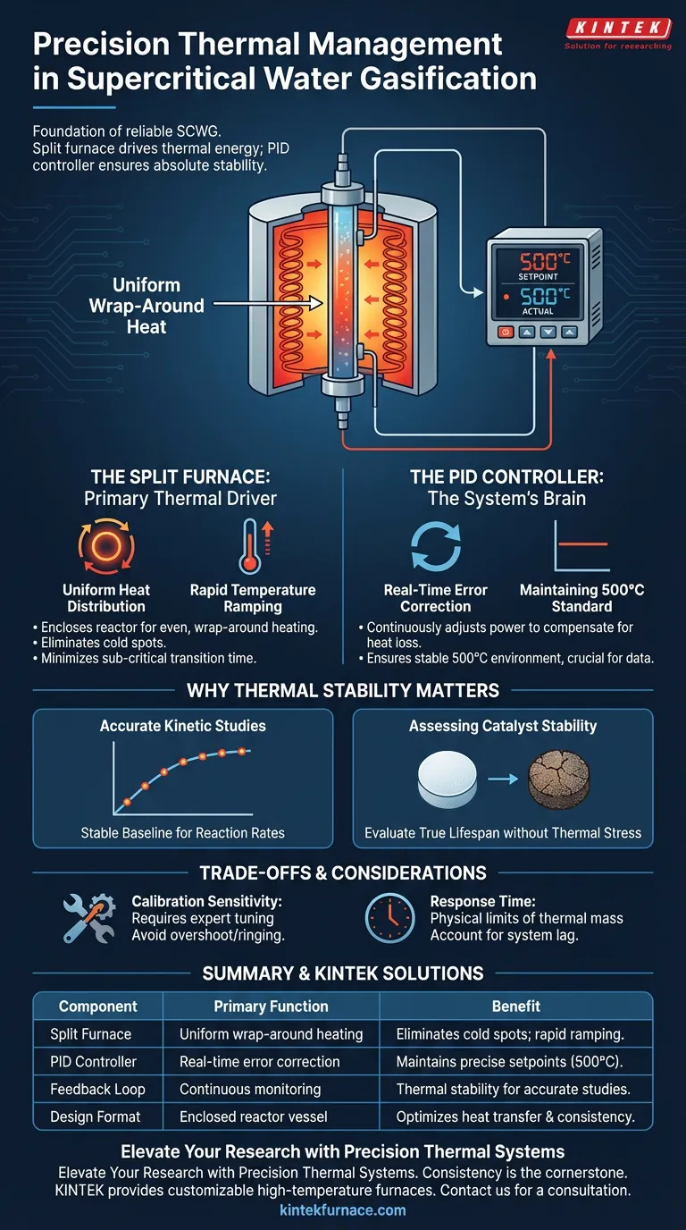 Warum sind ein Spalt-Ofen und ein PID-Temperaturregler der Kern der überkritischen Wasservergasung? Wesentlicher Leitfaden Visuelle Anleitung