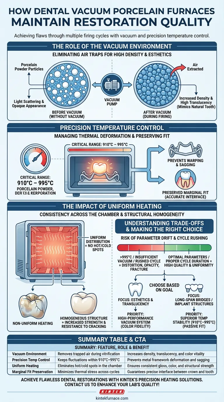 치과용 진공 도재로는 수복물의 품질을 어떻게 유지하나요? 우수한 심미성을 위한 정밀 소결 시각적 가이드