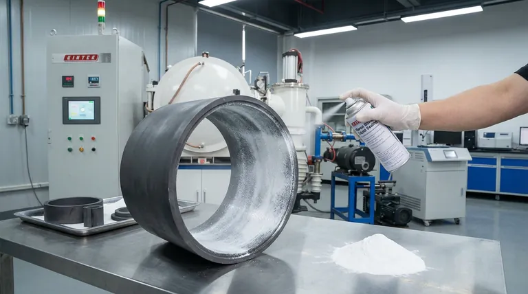 Y2O3-YAM 热压烧结中 BN 涂层的功用是什么?确保纯度和顺畅脱模