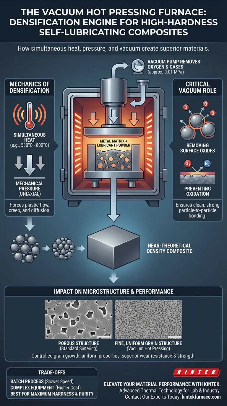真空热压炉如何促进高硬度复合材料的制造？实现接近理论密度 图解指南