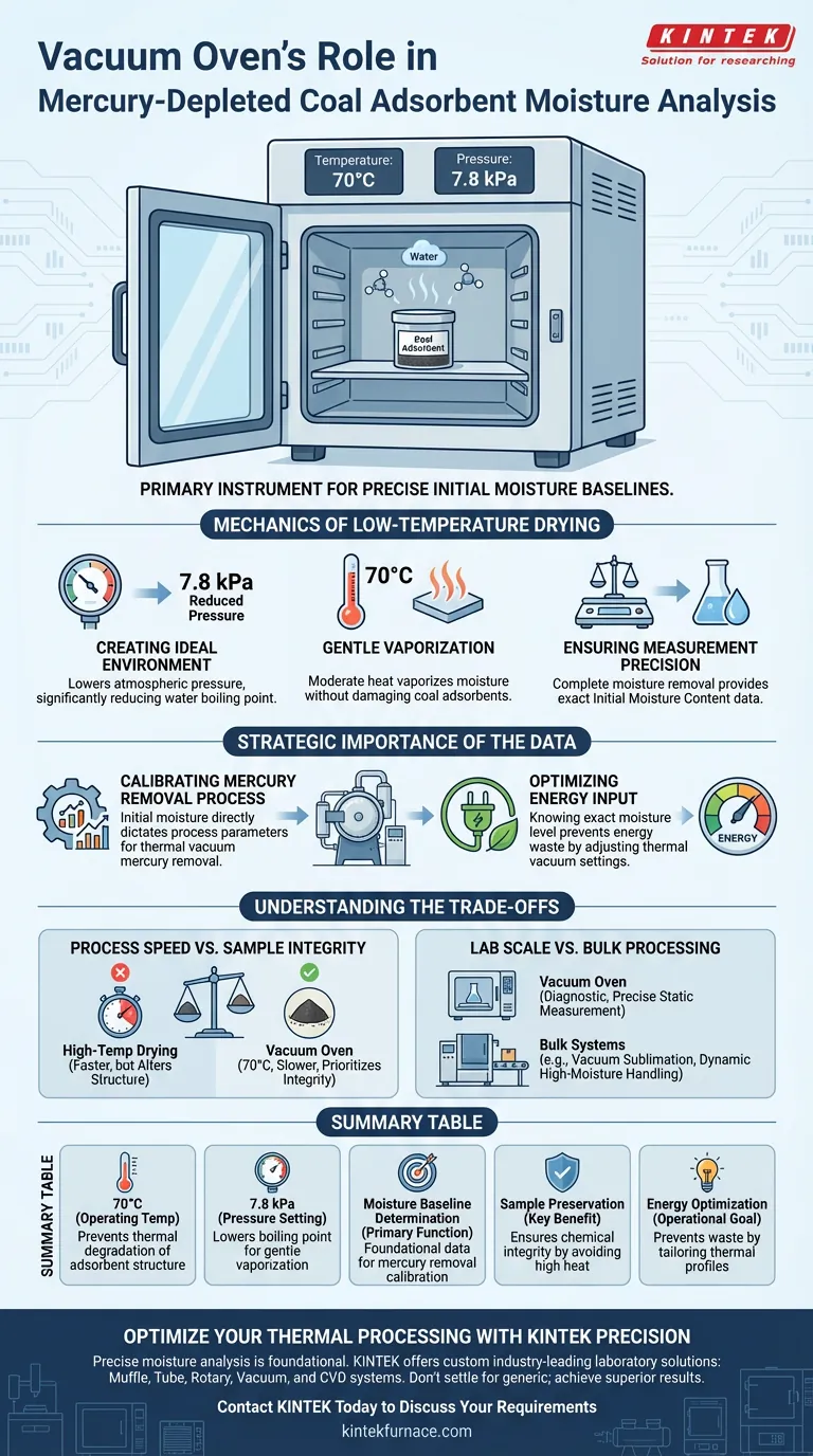 真空烘箱在测定汞去除煤吸附剂的含水量方面起什么作用？关键见解 图解指南