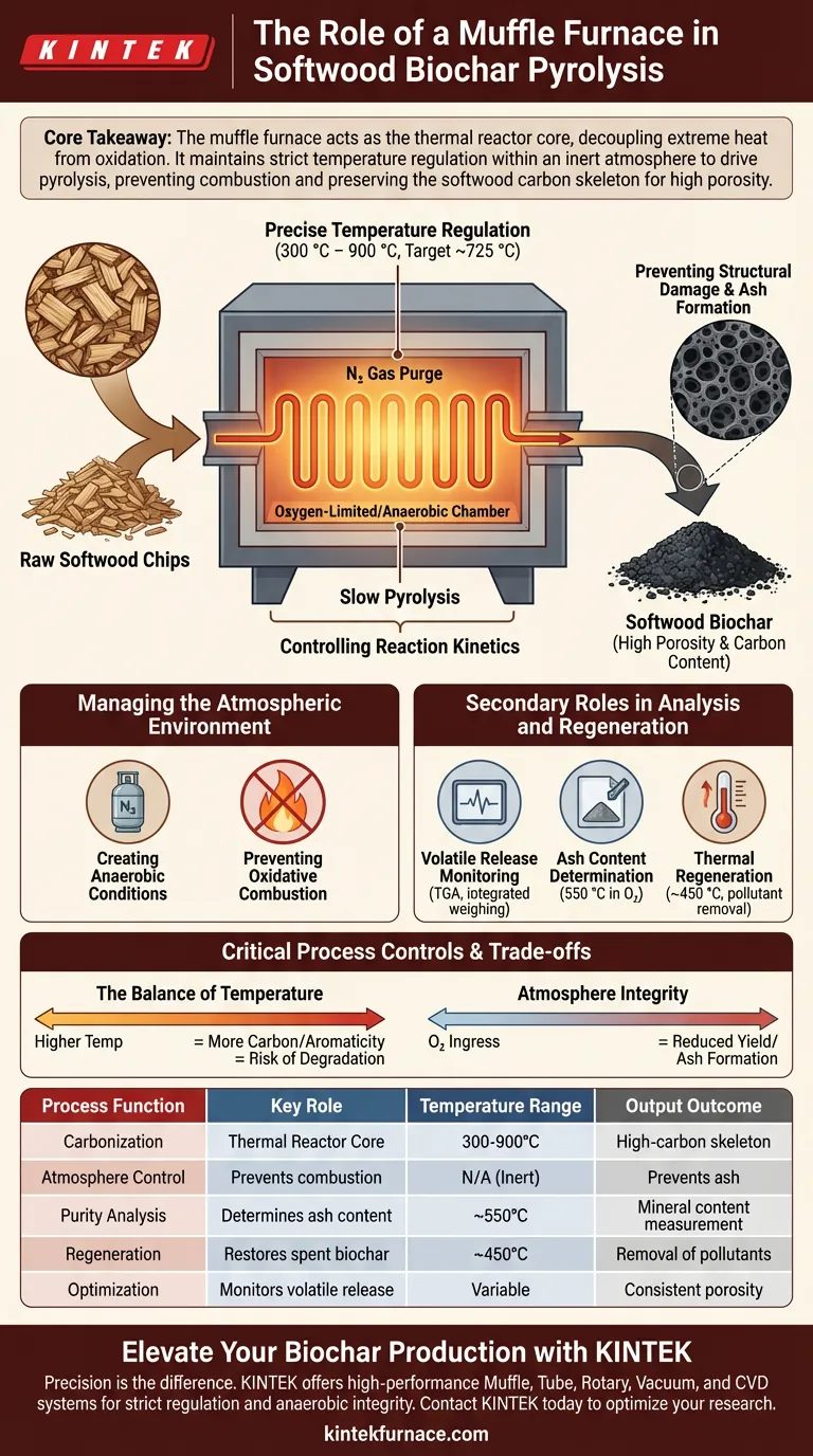 在软木生物炭制备的热解过程中，马弗炉起着什么作用？专家见解 图解指南