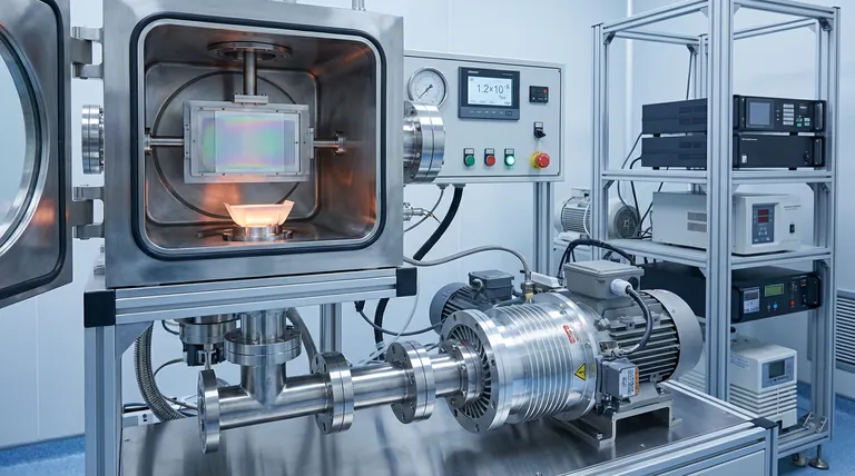 Como uma Bomba Turbo Molecular contribui para a qualidade do filme fino ZTO? Domine a Precisão da Deposição em Alto Vácuo