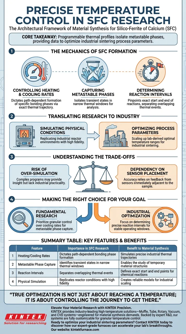 ¿Por qué es indispensable la programación precisa del control de temperatura para la investigación de SFC? Optimizar el éxito del proceso de sinterización Guía Visual