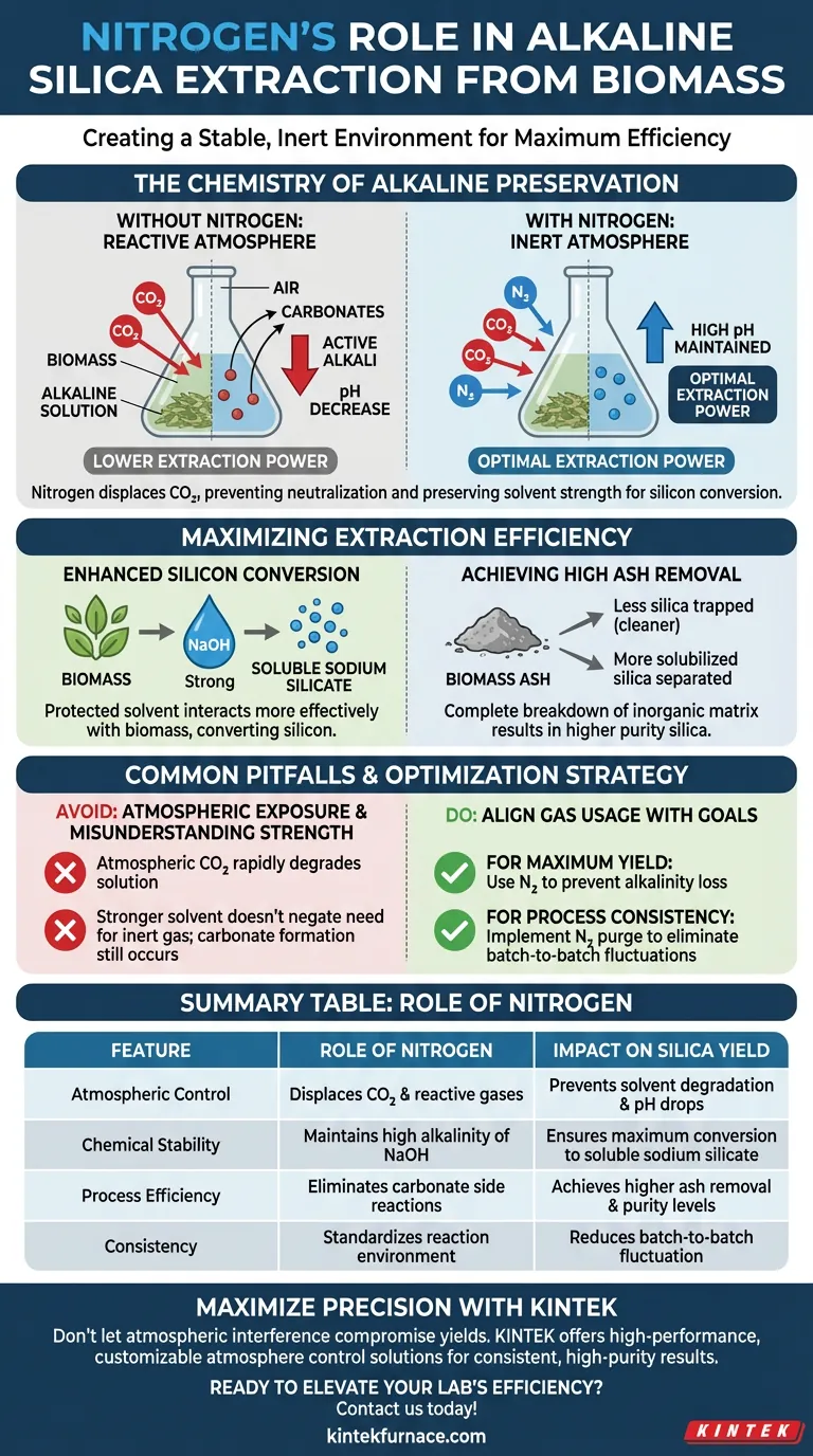 使用氮气作为填充气体的优势是什么？确保生物质中的高产二氧化硅提取 图解指南